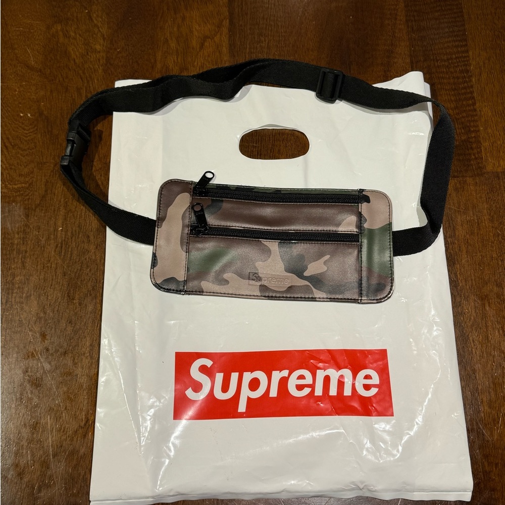 Supreme Leather Waist Bag